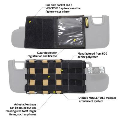 56644-Smittybilt-GEAR-Sunvisor-Organizer-7-2