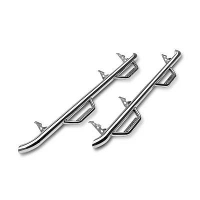 T1464R-SS-Smittybilt-2-Main-Tube-Wheel-to-Wheel-Nerf-Steps-with-Cleated-Steps-Stainless-1-1